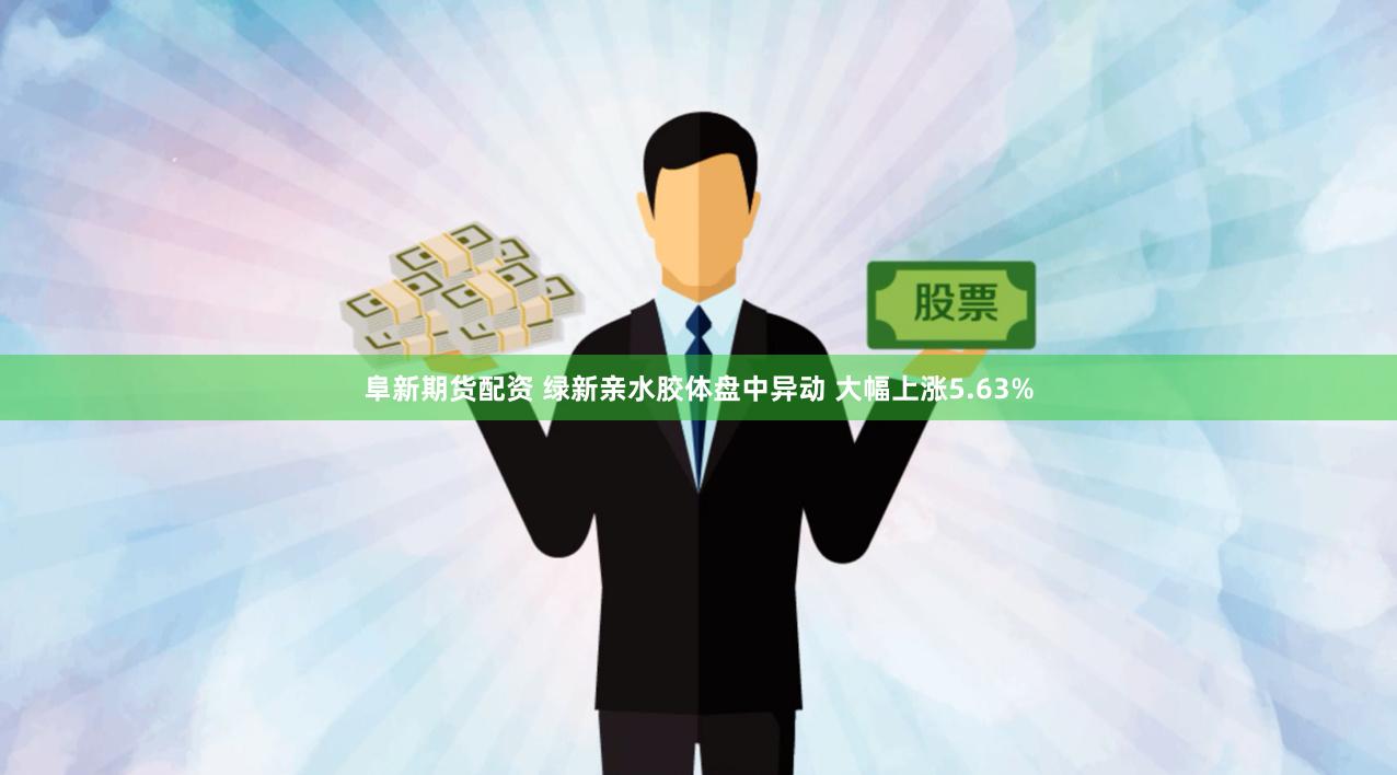阜新期货配资 绿新亲水胶体盘中异动 大幅上涨5.63%